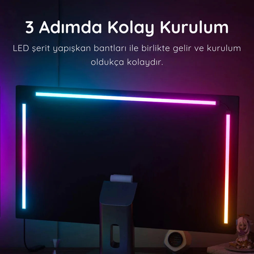 Ortam Led Sekronize şeritler